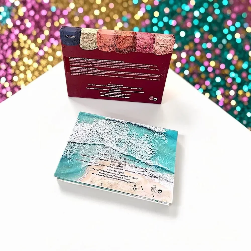 Wander beauty wanderess seascape eyeshadow palette 0.33 oz NIB